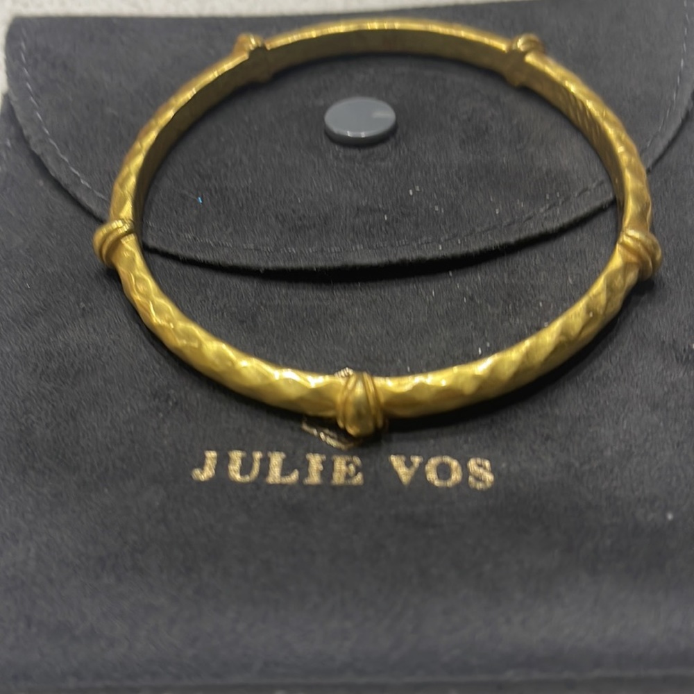 Julie Vos 24k gold bracelet Small - Medium size - Picture 2 of 4